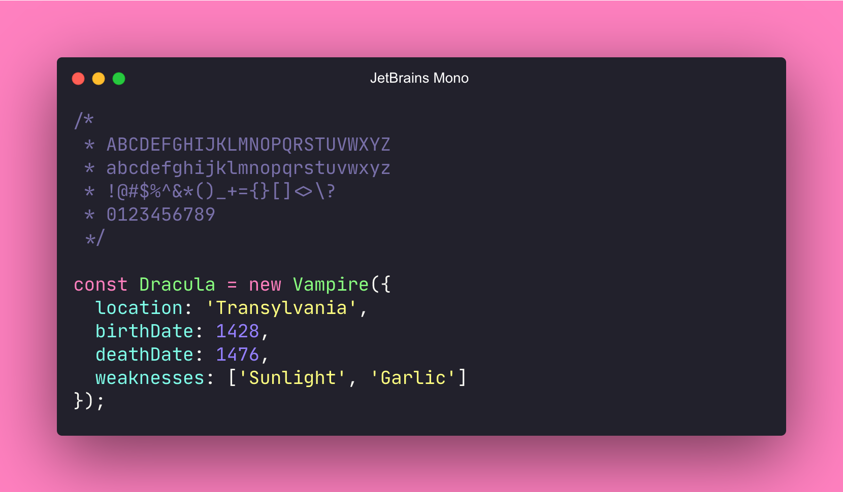 JetBrains Mono